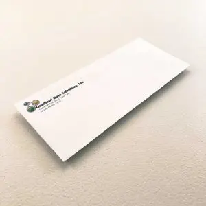 Business envelope printing