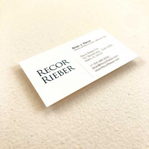 Uncoated and Linen Business Cards