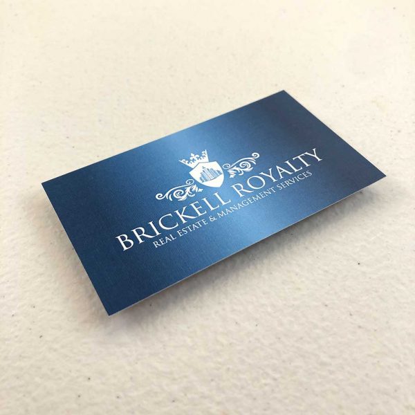 Linen business cards printing Real Estate