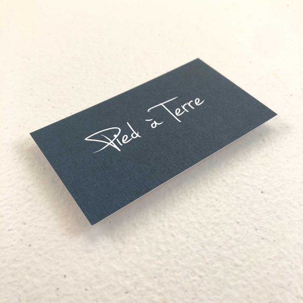 Linen business cards printing Restaurant