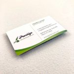 Suede business cards printing title company